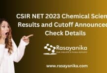 CSIR NET 2023 Chemical Science Results and Cutoff Announced - Check Details