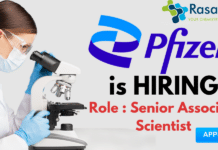 Senior Associate Scientist role