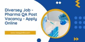 Diversey Job - Pharma QA Post Vacancy - Apply Online