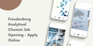 Freudenberg Analytical Chemist Job Opening - Apply Online