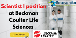 Scientist I position at Beckman
