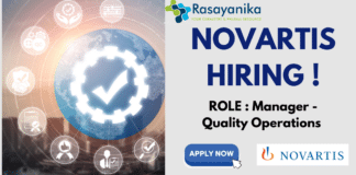 Manager - Quality Operations