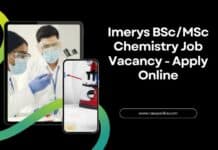 Imerys BSc/MSc Chemistry Job Vacancy - Apply Online