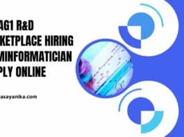 MetaG1 R&D Marketplace Hiring Cheminformatician - Apply Online