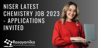 NISER Latest Chemistry Job 2023 - Applications Invited
