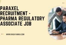 Paraxel Recruitment - Pharma Regulatory Associate Job