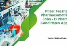 Pfizer Freshers Pharmacometrics Jobs - B Pharma Candidates Apply