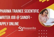 Pharma Trainee Scientific Writer Job @ Sanofi - Apply Online