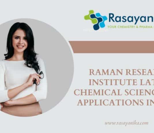 Raman Research Institute Latest Chemical Science Job - Applications Invited