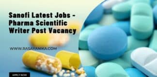 Sanofi Latest Jobs - Pharma Scientific Writer Post Vacancy
