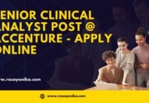 Senior Clinical Analyst Post @ Accenture - Apply Online