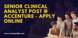 Senior Clinical Analyst Post @ Accenture - Apply Online