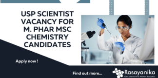 Mpharm MSc Chemistry Job