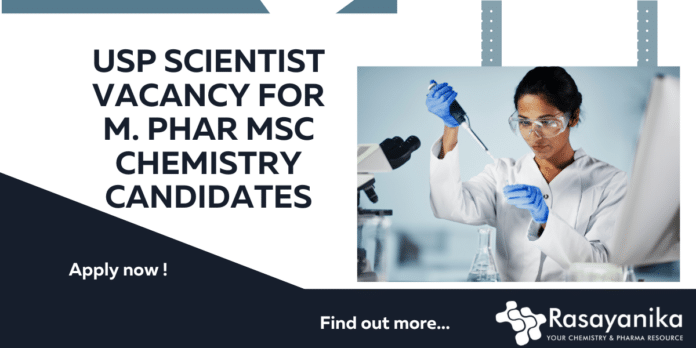 Mpharm MSc Chemistry Job