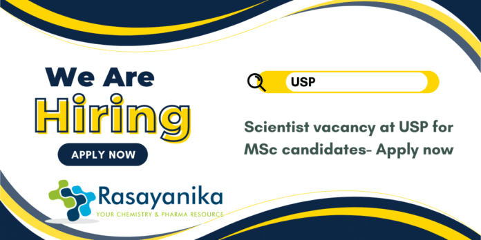 MSc Analytical/Organic Chemistry job