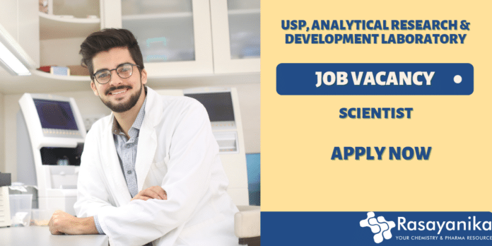 MSc Chemistry job as Scientist
