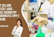 VIT Vellore Latest Jobs - MSc Chemistry Candidates Apply Online