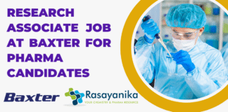Research Associate Job at Baxter For Pharma Candidates