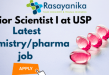 Senior Scientist I at USP