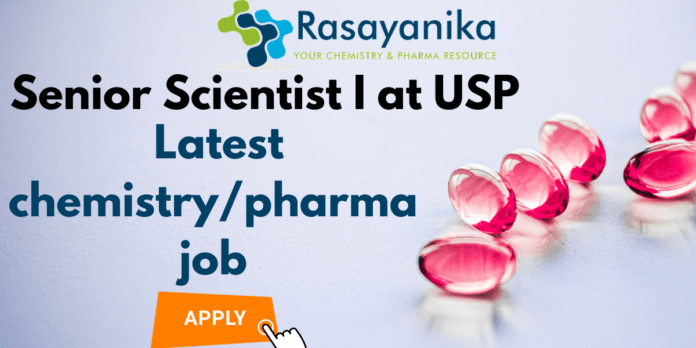 Senior Scientist I at USP