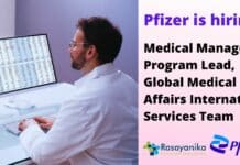 Medical Manager at Pfizer