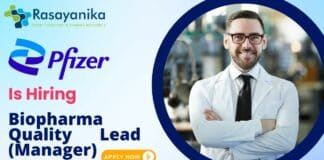 Biopharma Quality Lead at Pfizer