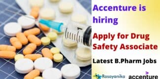 Drug Safety Associate at Accenture
