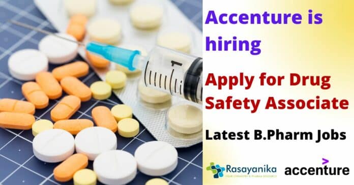 Drug Safety Associate at Accenture