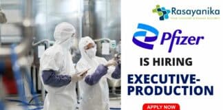 Executive-Production Role at Pfizer