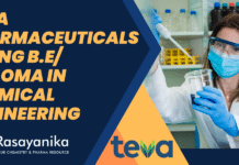 Teva Pharmaceuticals Hiring B.E/ Diploma in Chemical Engineering