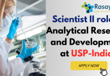 Scientist II role in Analytical