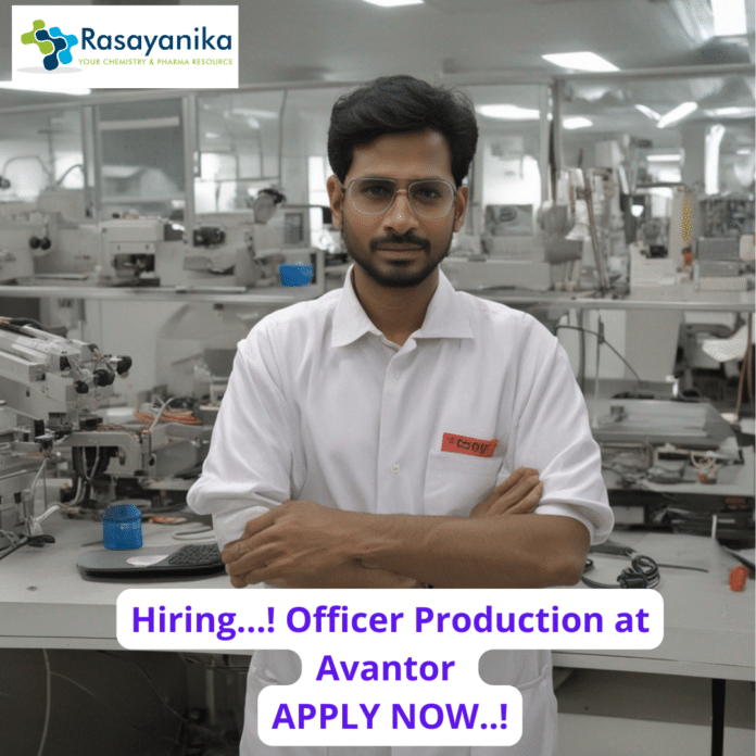 Officer production at Avantor