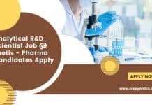 Analytical R&D Scientist Job @ Zoetis - Pharma Candidates Apply