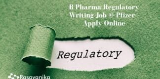 B Pharma Regulatory Writing Job @ Pfizer - Apply Online