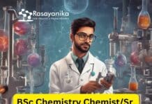 BSc Chemistry Chemist/Sr. Chemist Job Opening - Candidates Apply Online