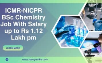 ICMR-NICPR BSc Chemistry Job With Salary up to Rs 1.12 Lakh pm ICMR-NICPR BSc Chemistry Job With Salary up to Rs 1.12 Lakh pm