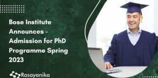 Bose Institute Announces - Admission for PhD Programme Spring 2023
