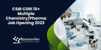 CSIR CDRI 15+ Multiple Chemistry/Pharma Job Opening 2023