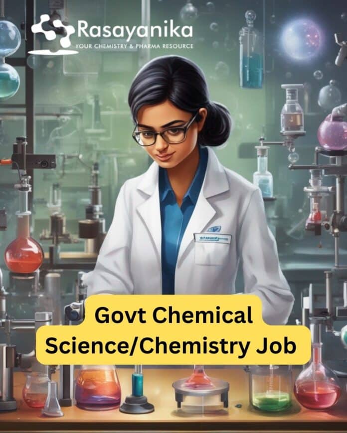 Govt CIAB Chemical Science/Chemistry Job Opening 2023