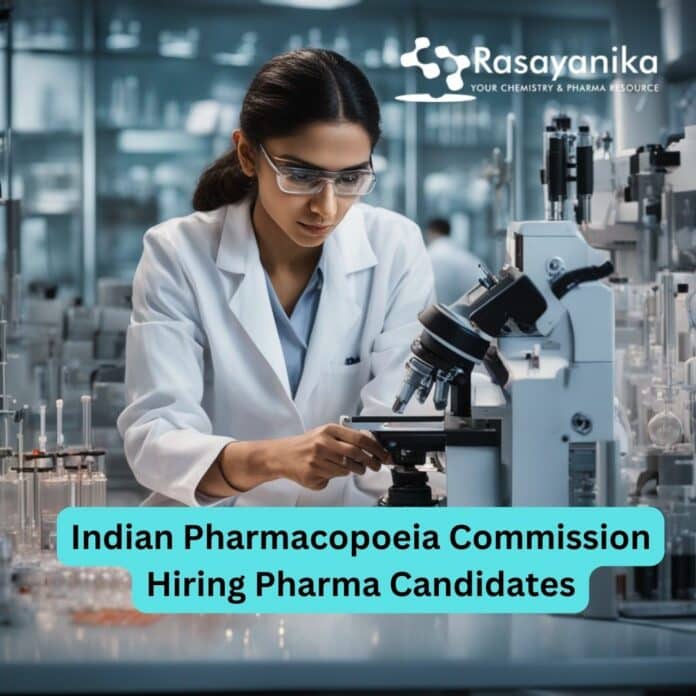 Govt IPC M Pharma Job - Sr Materiovigilance Associate Post