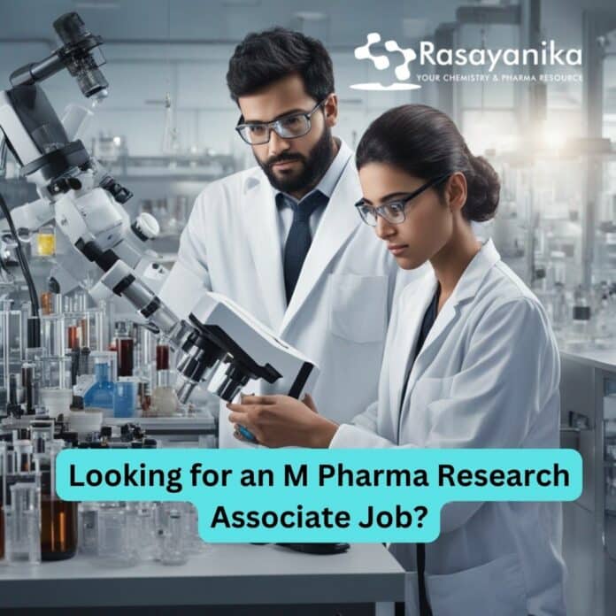 JNCASR Looking For M Pharma Candidates - Research Associate Post