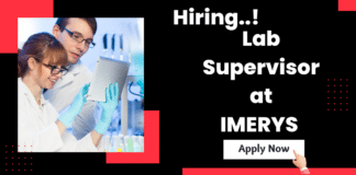 Lab Supervisor at IMERYS