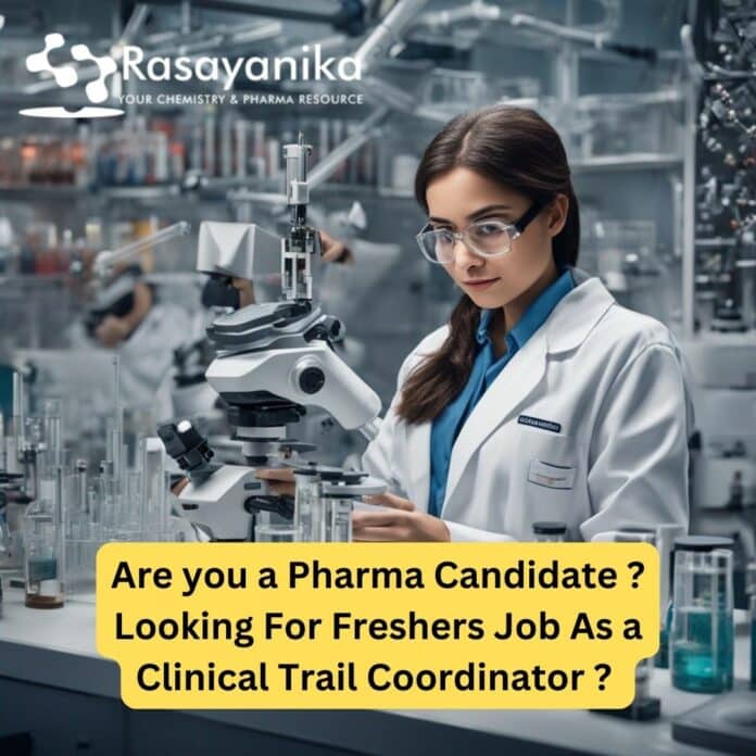 MCC Hiring Freshers Pharma Candidates For Clinical Trail Coordinator Post