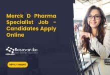 Merck D Pharma Specialist Job - Candidates Apply Online