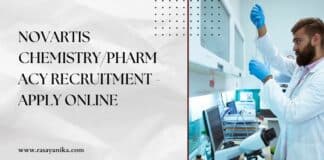Novartis Chemistry/Pharmacy Recruitment - Apply Online