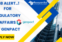 Regulatory Affairs at Genpact