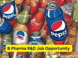PepsiCo B Pharma R&D Job - Candidates Apply Online