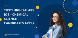 THSTI High Salary Job - Chemical Science Candidates Apply