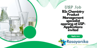 Latest BSc Chemistry Job
