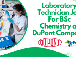 Laboratory Technician Job For BSc Chemistry at DuPont Company